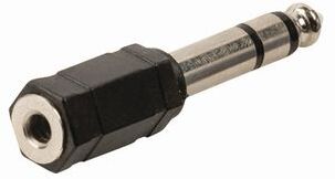 Stereo Audio millistykki 6.35 mm Male - 3.5 mm Female