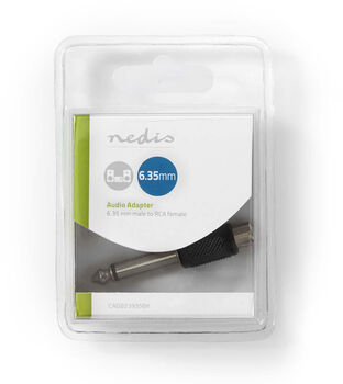 Nedis Mono millistykki 6.35mm Male í RCA female