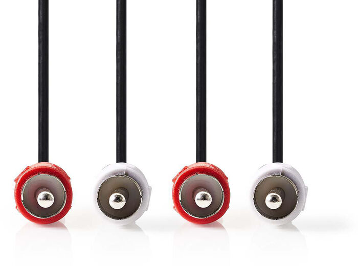 Nedis 2x RCA í 2x RCA snúra - 1 metri