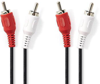 Nedis RCA í RCA snúra - 2 metrar