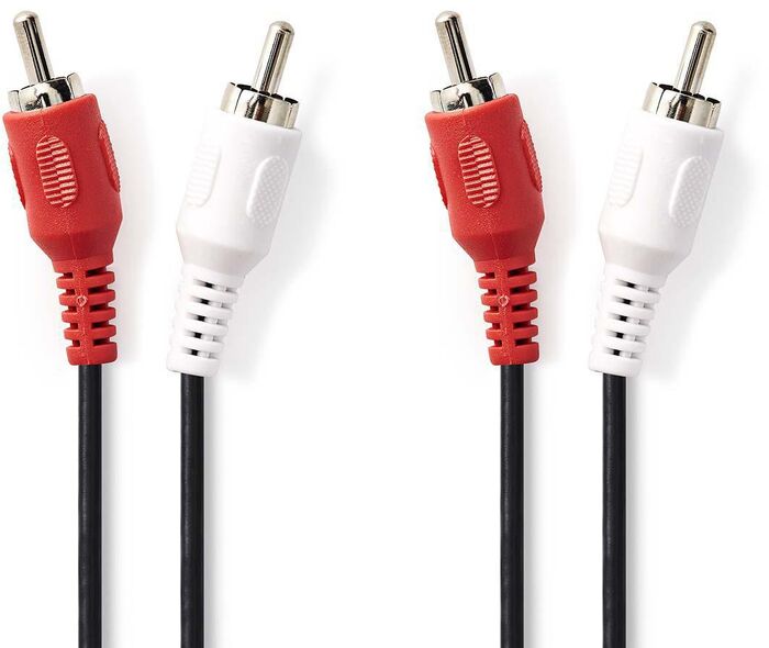 Nedis RCA í RCA snúra - 5 metrar