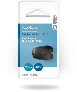 Nedis TosLink Optical splitter