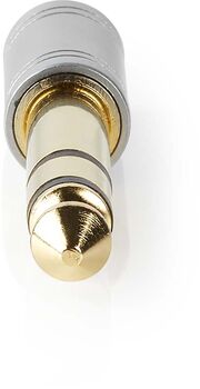 Stereo Audio gull millistykki 6,35 mm Male - 3,5 mm Female