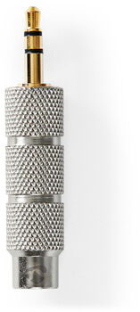 Stereo Audio gull millistykki 3,5 mm Male - 6,35 mm Female