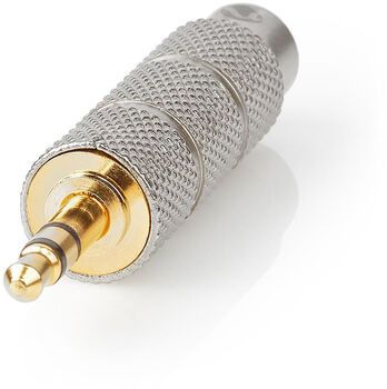 Stereo Audio gull millistykki 3,5 mm Male - 6,35 mm Female