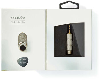 Stereo Audio gull millistykki 3,5 mm Male - 6,35 mm Female