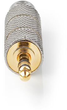 Stereo Audio gull millistykki 3,5 mm Male - 6,35 mm Female