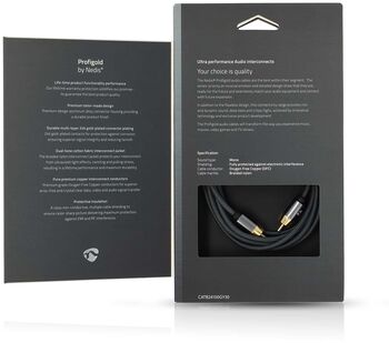 Nedis RCA í RCA snúra f. bassabox - 3 metrar