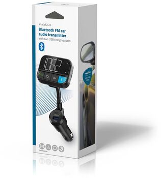 Nedis FM sendir fyrir bíl - Svartur