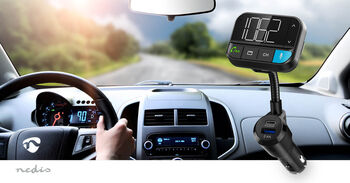 Nedis FM sendir fyrir bíl - Svartur