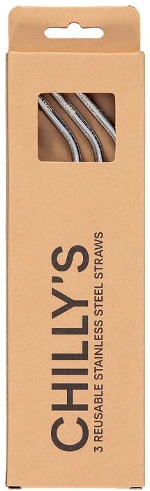 Chilly - Stálrör úr ryðfríu - Stáli - 3 stk