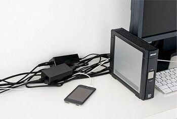 Bluelounge mini snúrubox - Svart