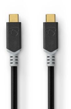 Nedis USB-C í USB-C snúra - 2 metrar