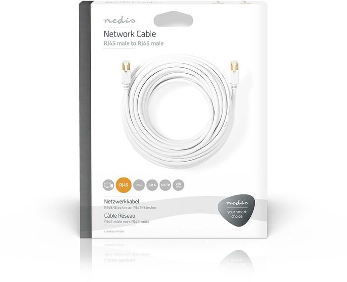 Nedis CAT6 netsnúra - 20 metrar