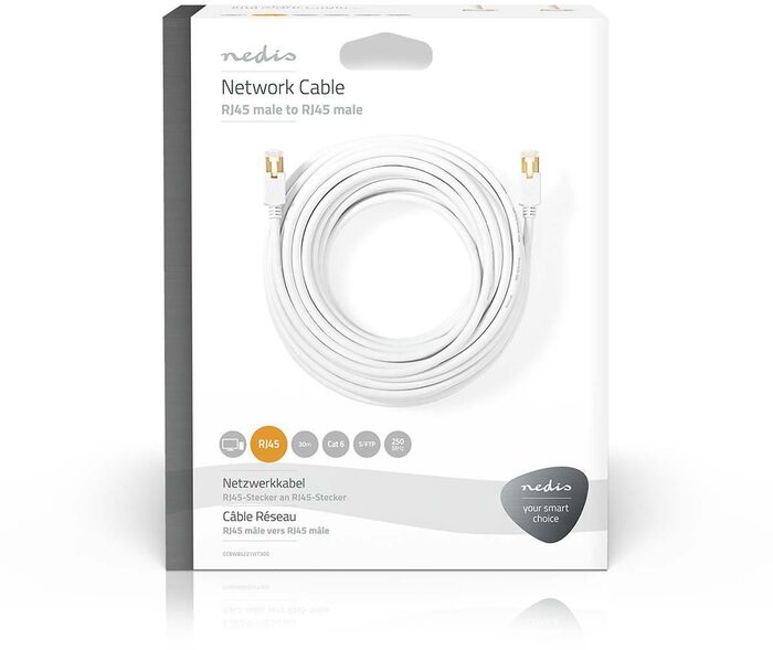 Nedis CAT6 netsnúra - 30 metrar