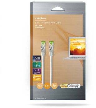 Nedis CAT7 netsnúra - 2 metrar 