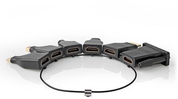 Nedis HDMI millistykkjahringur - 6 millistykki í pakka