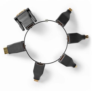 Nedis HDMI millistykkjahringur - 6 millistykki í pakka