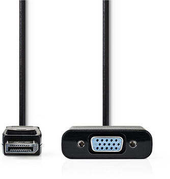 Nedis DisplayPort í VGA snúra - 0,2 metrar