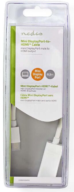 Nedis Mini DisplayPort - HDMI millistykki - 20 cm
