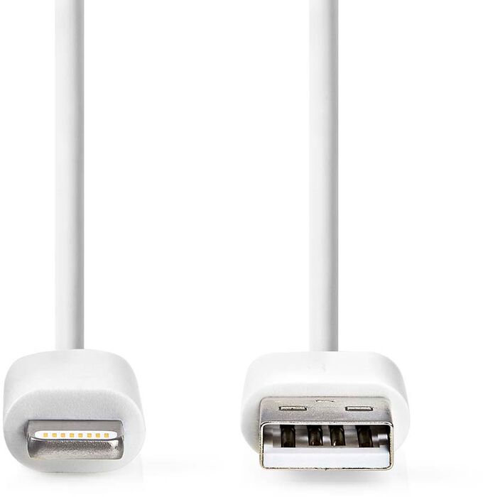 Nedis USB-A í lightning snúra - 2 metrar