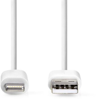 Nedis USB-A í lightning snúra - 2 metrar