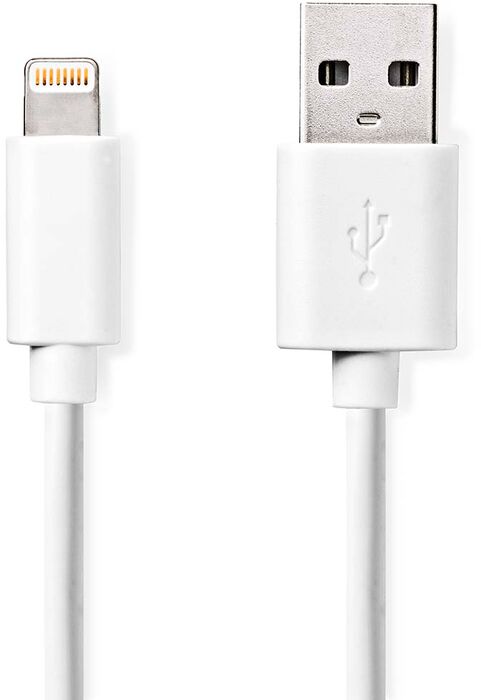 Nedis USB-A í lightning snúra - 2 metrar