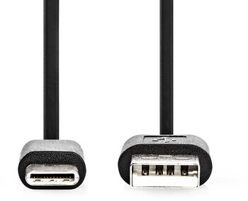 Nedis USB-A í USB-C 60W snúra - 1 metri