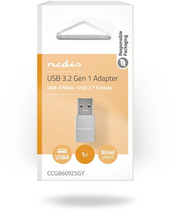 Nedis USB-C í USB-A millistykki