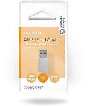 Nedis USB-C í USB-A millistykki 