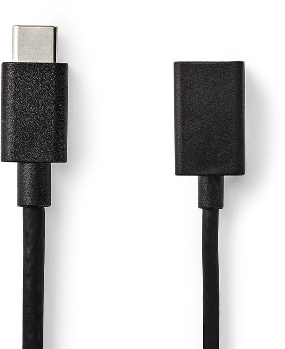 Nedis USB-A í USB-C snúra - 0,15 metrar