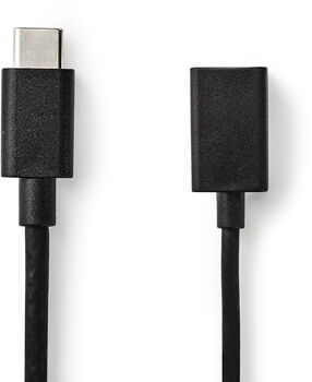 Nedis USB-A í USB-C snúra - 0,15 metrar