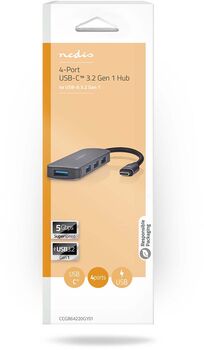 Nedis USB-C í USB-A tengikví - 0,1 metri