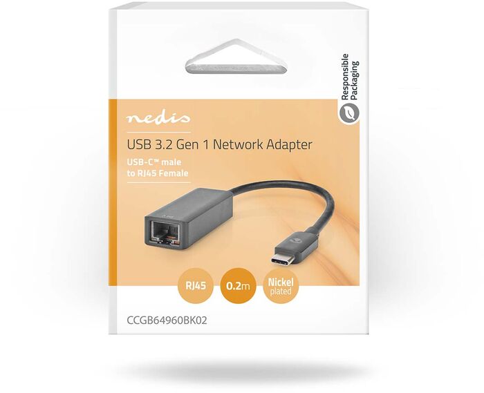 Nedis USB-C í Ethernet millistykki