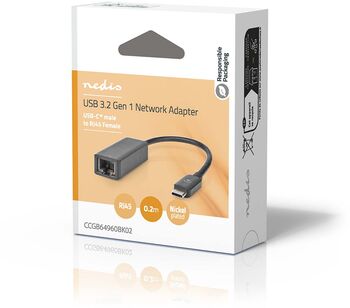 Nedis USB-C í Ethernet millistykki