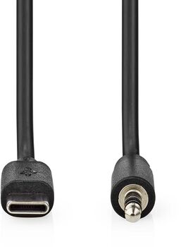 Nedis USB-C í Mini Jack snúra - 1 metri 