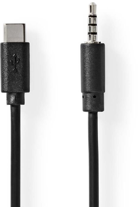 Nedis USB-C í Mini Jack snúra - 1 metri 