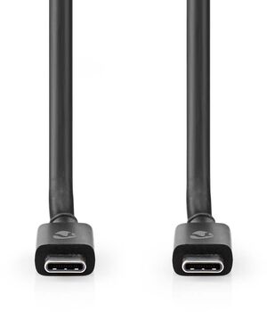 Nedis USB-C í USB-C snúra - 2 metrar 