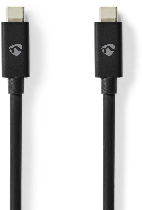 Nedis USB-C í USB-C snúra - 2 metrar 