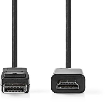 Nedis DisplayPort í HDMI - 3 metrar