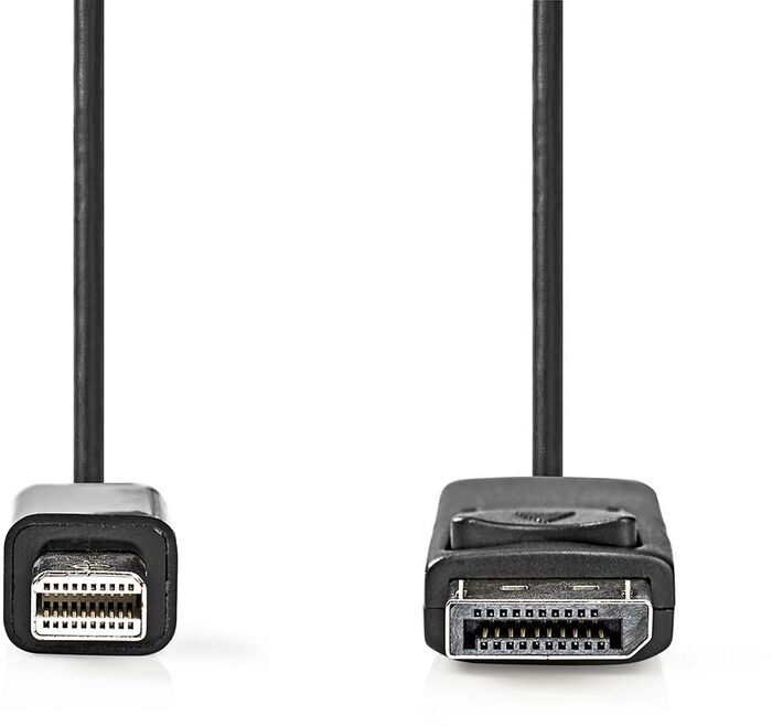 Nedis Mini DisplayPort í DisplayPort snúra - Svört