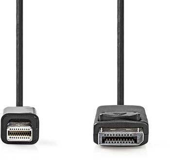 Nedis Mini DisplayPort í DisplayPort snúra - Svört