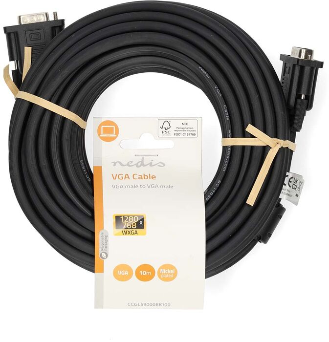 Nedis VGA í VGA snúra - 10 metrar