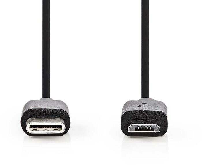 Nedis USB-C í USB Micro-B snúra - 1 metri