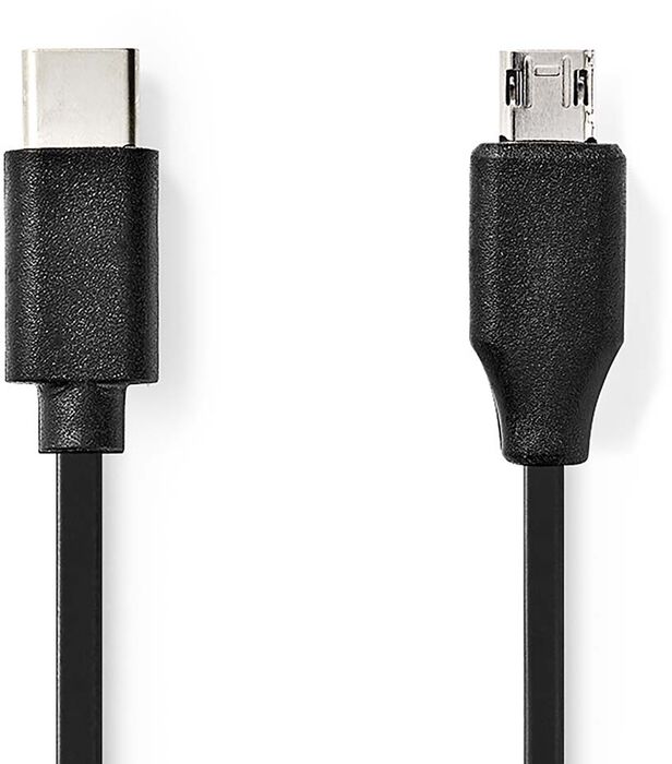 Nedis USB-C í USB Micro-B snúra - 1 metri