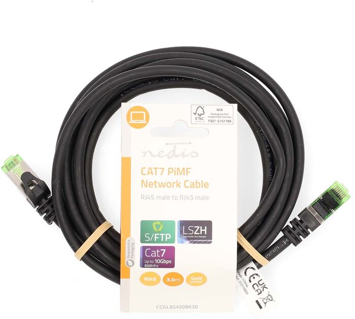 Nedis CAT7 netsnúra - 3 metrar