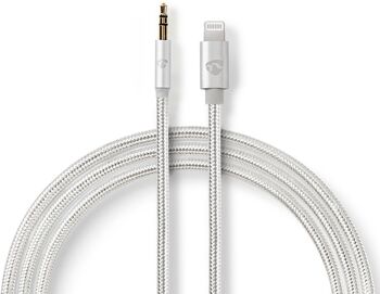 Nedis Lightning í Mini Jack snúra - 1 metri 