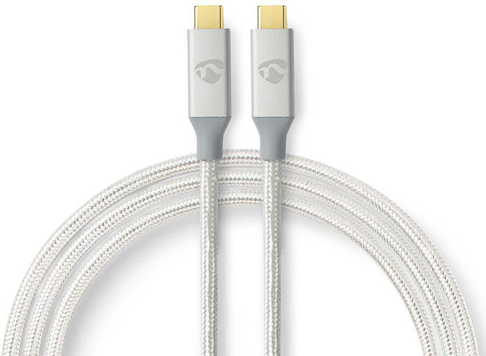 Nedis USB-C í USB-C snúra - 2 metrar