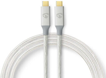 Nedis USB-C í USB-C snúra - 2 metrar