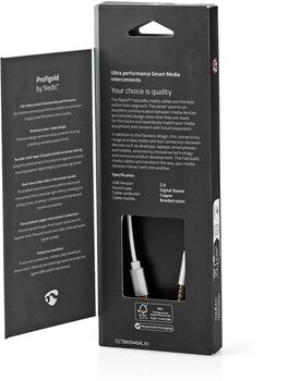 Nedis USB-C í Mini Jack snúra - 1 metri 